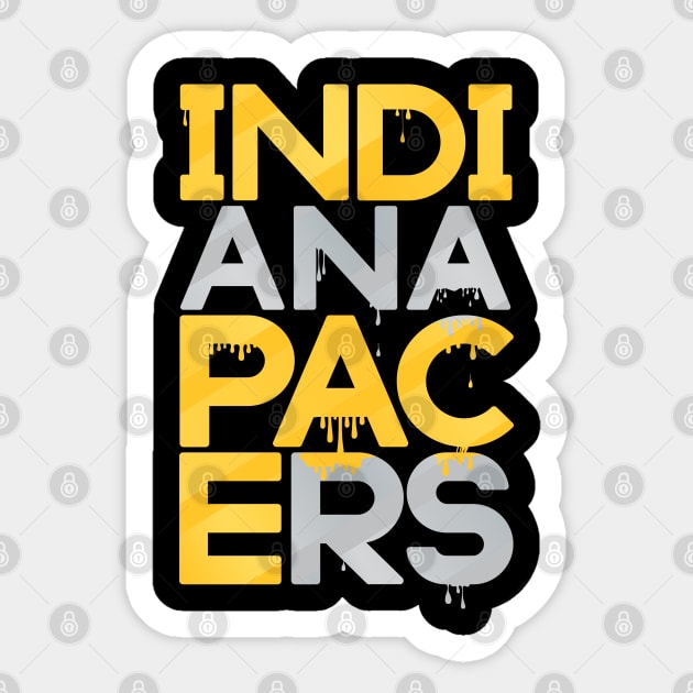 Indiana Pacers Sticker by slawisa